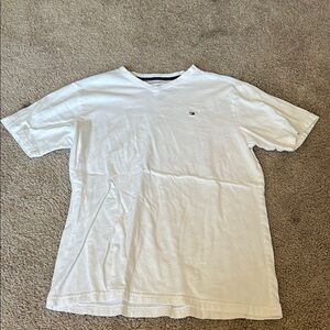 Tommy Hilfiger White Short Sleeve Tee Boys Large